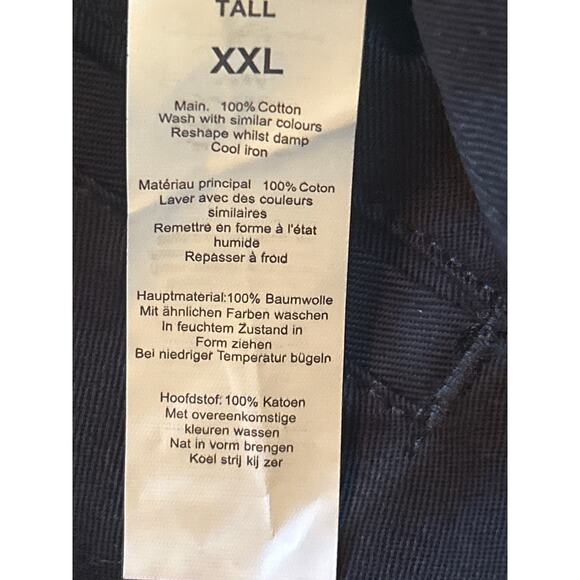 NWT boohooMAN Black Cargo Pants Zipper Ankle Pockets Galore Size 2XL - Picture 6 of 7